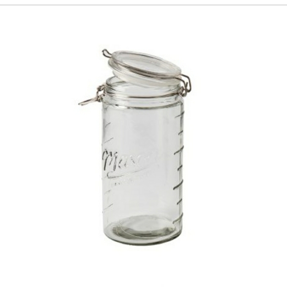 Mason Craft & More 6-Piece Graduated Glass Clamp Preserve Jars - Picture 7 of 10